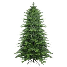 Unlit Artificial Full Christmas Tree 4FT with 919 PE PVC Tips, Premium Holiday Xmas Tree with Metal Hinges & Foldable Base for Home Office Party