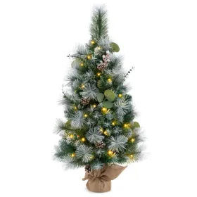 3 FT Pre-Lit Artificial Mini Christmas Tree (Option: As picture)