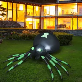 6 Feet Halloween Decorate Inflatable Spider (Option: As picture)